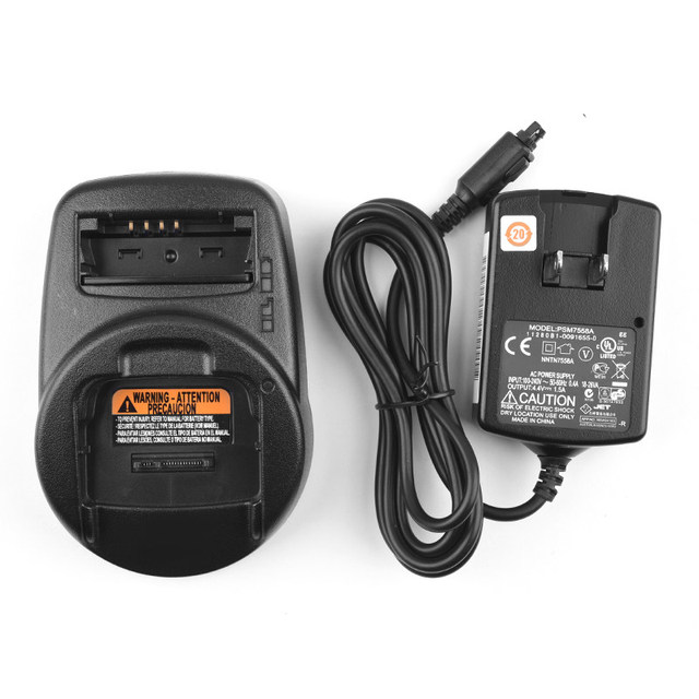 FTN6575 FTN6575A Dual Slot Desktop Charger, for Motorola Radios MTP850 MTP850s CEP400 MTP830S MTP850FUG MTP800