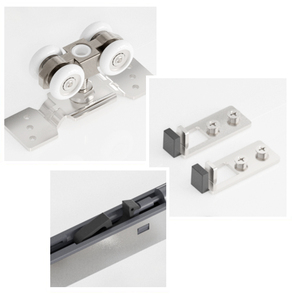 Cierre suave colgando puerta corredera Hardware de amortiguador con carril de la pista - Product Image 6