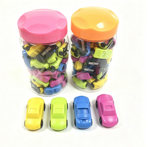 Wholesale <b>Plastic</b> Motor 1 Hole Stationery Color Pencil Sharpener for School Student Funny for Promotion - Product Image 3