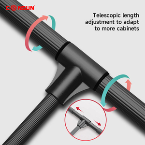 Consun nâng móc treo treo đường sắt phòng ngủ phần cứng tủ quần áo quần áo nâng kéo xuống mềm đóng quần áo đường sắt quần áo giá - Product Image 4