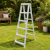 Échelle pliante double face en aluminium facile à monter, échelle à marches en aluminium pliable, 150 kg, vente en gros