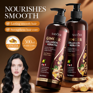 SADOER Gel Conditionneur Capillaire au Gingembre et Polygonum Multiflorum Qualité Supérieure 500mL – Fortifie, Nourrit, Hydrate, Lisse - Product Image 1