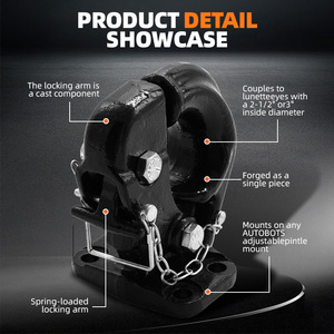 Mẫu miễn phí Durable Chất lượng cao giả mạo tailer có thể điều chỉnh Trailer Hitch <span class=keywords><strong>Tow</strong></span> cái trục móc kéo móc - Product Image 4
