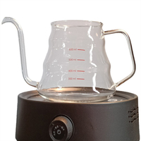HIGHWIN Vente en gros Verser sur une bouilloire à café Conception à col de cygne Ensemble de cafetière de voyage en plein air