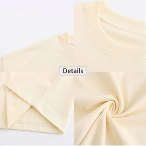 Camiseta Lisa de Algodón 100% de 230 g/m² con Cuello Corto, Ajuste Holgado, Personalizable con Logotipo, para Serigrafía, Venta al por Mayor de Alta Calidad - Product Image 5