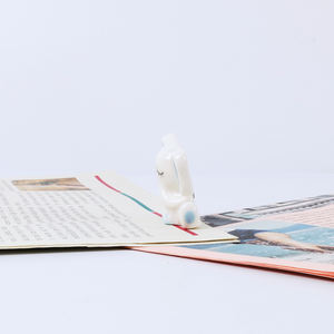 تماثيل فيل صغيرة من السيراميك الأبيض بتصميم كرتوني لطيف للديكور المنزلي الداخلي، بأسلوب كلاسيكي ومتين ومزجج، هدية زخرفية بالجملة - Product Image 4