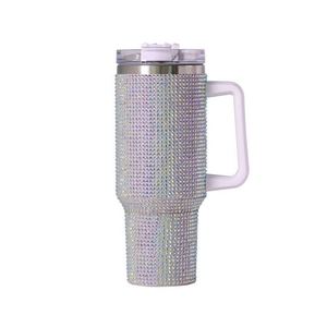 Wholesale Custom Logo 40Oz Tumbler <b>Cups</b> Double Walled Vacuum Insulated Stainless Steel 40Oz <b>Coffee</b> Mugs With Handle and <b>Lids</b> - Product Image 3
