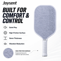 Raquette de pickleball USAPA légère en carbone avec bord en carbone à friction, entièrement en fibre de carbone, silencieuse, avec technologie de réduction du bruit