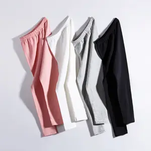 Children's leggings Spring and autumn baby simple foreign style thin style tight stretch pants girls slim pants