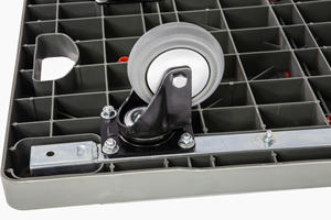 Carretilla de Plataforma Resistente con Superficie de Plástico ABS y Construcción de Acero, Movilidad Suave para Transporte, Capacidad de 150, 180, 300 kg - Product Image 5