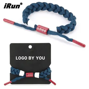 IRun Fashion – Bracelet en dentelle pour chaussures fait à la main, ajustable, tissé, accessoires pour hommes