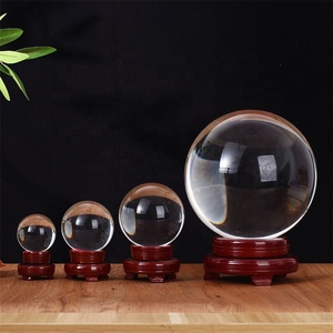 Esferas de <span class=keywords><strong>Cristal</strong></span> Transparente K9, Bola de <span class=keywords><strong>Cristal</strong></span> Mágica, 30-200mm, Adorno Esférico Transparente para Decoración - Product Image 6
