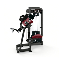 Liva LH-01 Machine à curls assis professionnelle pour usage en salle de sport, équipement d'entraînement des biceps à station unique, appareil de musculation des bras à charge par broches