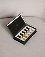 Ensemble de parfum de voyage premium de 8 ml avec atomiseur rotatif carré et emballage personnalisé en boîte-cadeau en carton