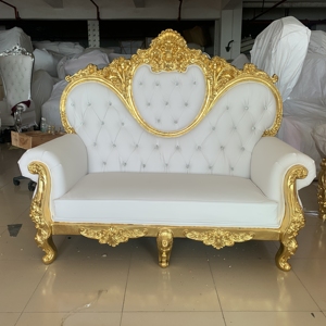 Trẻ em Ngai Vàng ghế bên trẻ em, màu trắng và vàng sự kiện đám cưới bên đồ nội thất khách sạn vua nhỏ Ngai Vàng Ghế cho trẻ em - Product Image 1