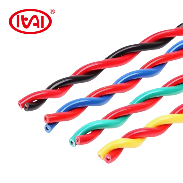 70 Flame Retardant PVC Insulated Stranded Heating Cable 100 Meters DUAL Core Electric Wire Oxygen-Free Copper 18 AWG 300/300V