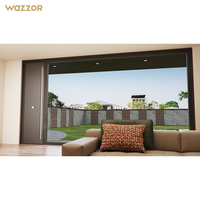 Puerta de Entrada de Seguridad Wazzor, de Aluminio, Antirrobo, Insonorizada, para Villas de Lujo, Modelo Más Vendido