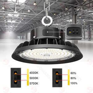 En Stock en EE. UU. y Canadá Lámpara Industrial LED High Bay con Certificación UL 150W 200W 300W 400W 500W Luz Colgante LED para Almacén Taller Fábrica - Product Image 5