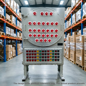 Panel de Control a Prueba de Explosiones con Patas de Soporte, Gabinete de Distribución Eléctrica de Gran Capacidad para Uso Industrial - Product Image 5