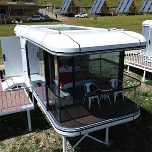 Maison conteneur moderne, maison mobile, structure en acier léger, hôtel, camping-car, design de camping - Product Image 2