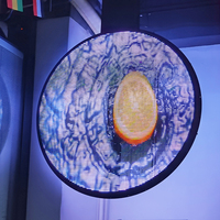 Écran LED transparent mural P3.9 de qualité supérieure, 80 % de transparence, écran LED transparent pour Noël