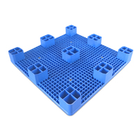 Palette de rayonnage automatisée 1100*1100*140, palette Euro industrielle robuste et écologique en HDPE/PP, plateau à fruits à 4 voies, pour élevage de chèvres