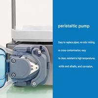 Petite machine de remplissage de liquides de bureau à 4 têtes, adaptée à l'eau, au jus, à l'huile, au shampoing, au parfum, pour les petites entreprises et les startups