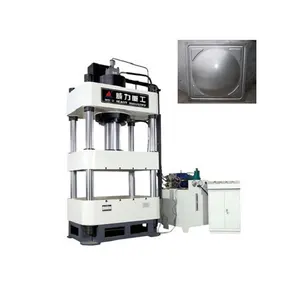 Square water tank and chocolate shaped water tank production line by 400T hydraulic press machine