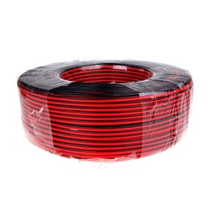 Hochwertiges Audio-Lautsprecher kabel Sauerstoff freies Kupfer 1,5mm 2,5mm rotes und schwarzes/transparentes PVC-isoliertes Stereo-AV-Kabel
