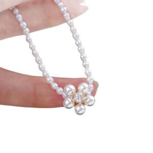 Ensemble de bijoux en argent S925 avec anneaux vides en forme de papillon, accessoires en perles DIY 10766, avec perles rondes plates de 6 à 9 mm - Product Image 5