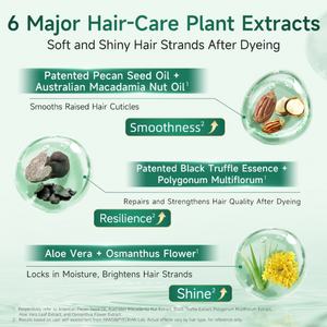 Tinta <span class=keywords><strong>per</strong></span> <span class=keywords><strong>Capelli</strong></span> Permanente Marrone Scuro Naturale alle <span class=keywords><strong>Erbe</strong></span>, Senza Ammoniaca, Grado Premium, Copertura 100% dei <span class=keywords><strong>Capelli</strong></span> Grigi, Molto Popolare - Product Image 3