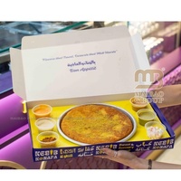 Knafeh/Kunafa /Kunafe Cake Dessert to Go Box Donuts Cookie Baking Patisserie Eclairs Box Emballage alimentaire à emporter Boîte en papier chocolat