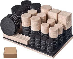 Hai Màu sắc chống xước tự dính bảo vệ sàn 300pcs cảm thấy miếng đệm đồ nội thất bàn ghế sàn chân tùy chỉnh khuôn cắt - Product Image 1