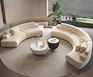 अपार्टमेंट या होटल लिविंग रूम फर्नीचर के लिए आधुनिक रचनात्मक पर्यावरण के अनुकूल तीन सीट अनुभागीय मखमली सोफा - Product Image 3