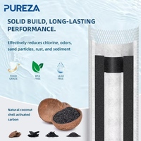 Cartucho de Filtro de Agua de Carbón Activado CTO PUREZA Z106 de 20 Pulgadas y 4.5 Pulgadas, Filtración de 3 Micras para Uso en Hoteles