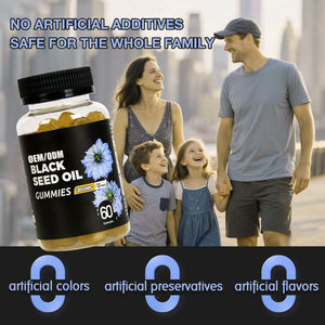Gomas De Óleo De Semente Preta Pele De Cabelo e Unhas Suporte Nigella Sativa Gomas De Semente Preta - Product Image 3