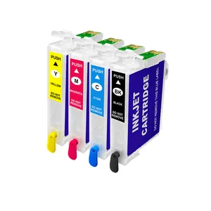Supercolor T1281-T1284 Empty Refill Ink Cartridge For Epson Stylus SX235W S22 SX125 SX420W SX425W BX305 Printers