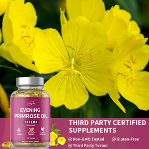 Private Label Teunisbloemolie Capsule <span class=keywords><strong>Softgel</strong></span> Antiaging Kruiden Teunisbloemolie Zachte Capsule - Product Image 4