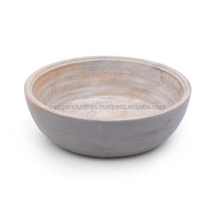 Bol en résine en bois de dernière conception, fourniture d'hôtel, meilleure vente, décoration de TABLE, fabricant de bols en bois - Product Image 6