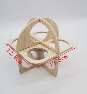 Jaula de madera para hámster, hábitat para animales pequeños, casa para ratones y ratas con rueda de ejercicio, bandeja de madera, recinto interior - Product Image 6