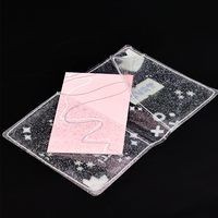 Porte-cartes PVC personnalisé, étui de passeport transparent en PVC imperméable, portefeuille de voyage en plastique, porte-documents et billets
