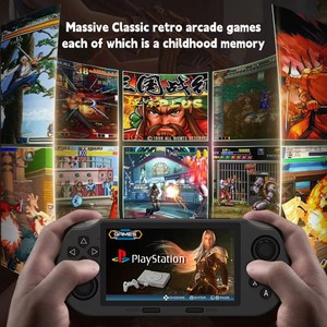 Consola de Juegos Portátil SF3000 con Reproductor de Música y Video, Pantalla IPS de 4.5 Pulgadas, Compatible con OTG, Gamepad, Reproductor de Juegos Retro, Regalo para Niños - Product Image 4