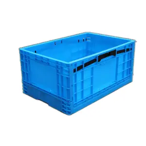 NEXARA Hot Sale PP 600*400*280mm Collapsible Crate For Warehouse