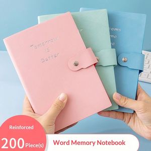 สมุดโน้ตหลายสีขนาด A5 ปกหนัง PU สำหรับนักเรียน สมุดจดบันทึก สมุดคำศัพท์ สมุดออฟฟิศ แบบแมคคารอน ปิดด้วยแม่เหล็ก 100 แผ่น - Product Image 3