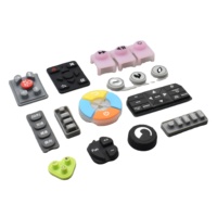 Boutons en silicone souple personnalisés, clavier à membrane, interrupteur à bouton, télécommande, bouton d'équipement durable et personnalisé