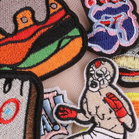 En gros Badges en tissu Planète Alien, Patchs brodés thermocollants pour vêtements et journaux DIY, Accessoires vestimentaires