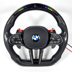Volante de Fibra de Carbono para <span class=keywords><strong>BMW</strong></span> G02 G05 G06 G09 G11 G12 G15 G20 G22 G28 G29 G30 G38 G80 G82 F40 F90, Accesorios para Automóviles - Product Image 1