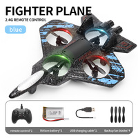 Avion Hélicoptère Jouet Volant Planeur Chasseur à Réaction en Mousse RC Drones LED Colorés Télécommandés à Chargement USB