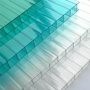JXH Parcs extérieurs OEM Centres commerciaux PC Feuilles creuses <span class=keywords><strong>Plaque</strong></span> solaire Panneaux en nid d'abeille Feuilles de toit en <span class=keywords><strong>polycarbonate</strong></span> - Product Image 2