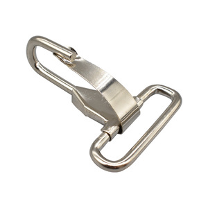 Manufacturer produces metal iron <b>hooks</b> and manganese <b>hooks</b> in sizes 25mm, 38mm, and 50mm for backpack shoulder straps, shoulder - Product Image 4